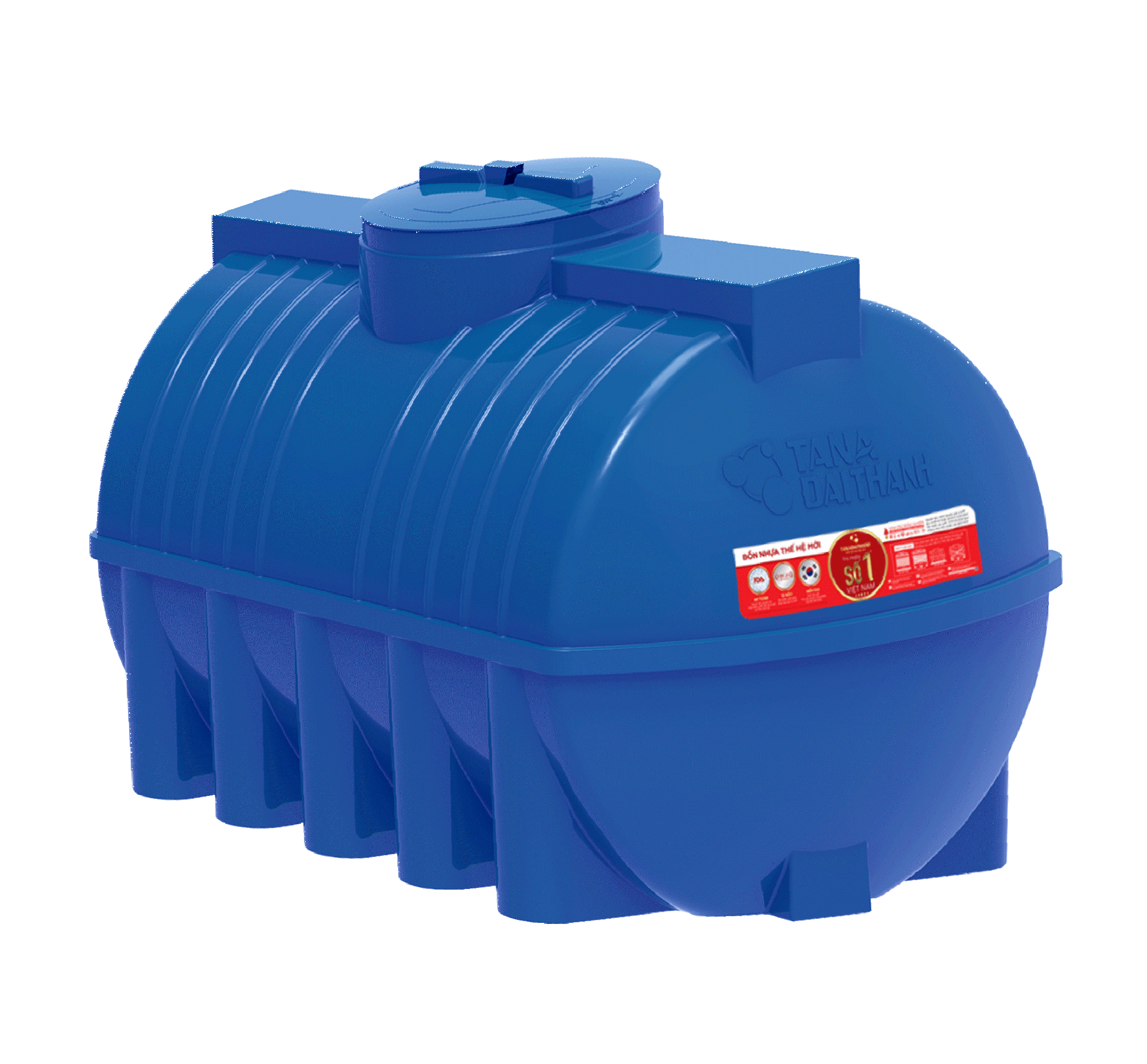 BỒN NHỰA ĐẠI THÀNH THẾ HỆ MỚI 2.000L NGANG